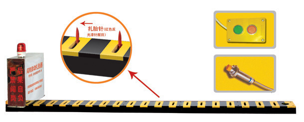 雄安新区V3嵌入式闯岗自动扎胎器/阻车器